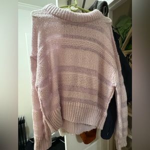 Everlane the Puff sweater merino wool purple S